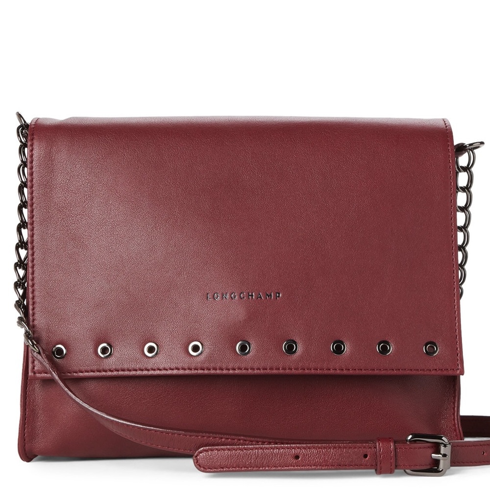 Longchamp Paris Rocks Large Leather Crossbody